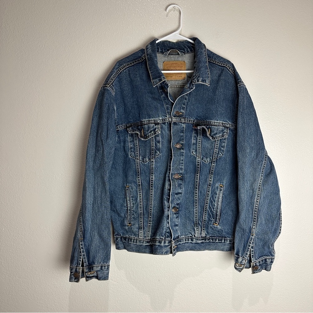 Levis Denim Jacket Vintage Size XL